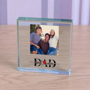 Best Ever Dad / Daddy Glass Token