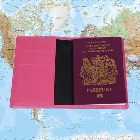Pair of Wifey / Hubby Passports - Faux Leather