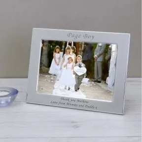 Page Boy Silver Plated Picture Frame (6