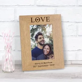 LOVE Wood Picture Frame (6