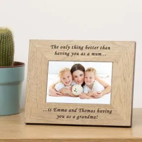 The only Thing Better . . . Grandma, Nanny etc Wood Picture Frame (6