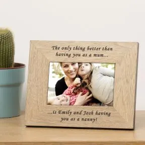 The only Thing Better . . . Grandma, Nanny etc Wood Picture Frame (6