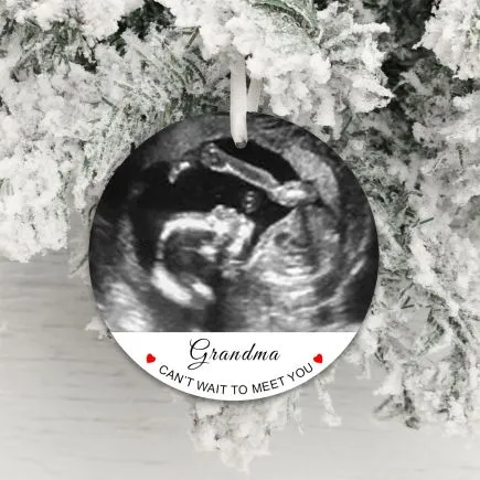 Can't Wait To Meet You Baby Scan Decoration
