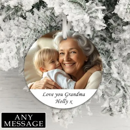 Message and Photo Upload Decoration