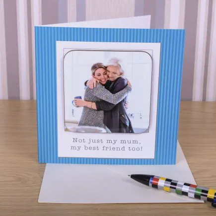 Personalised Photo Upload Coaster Card