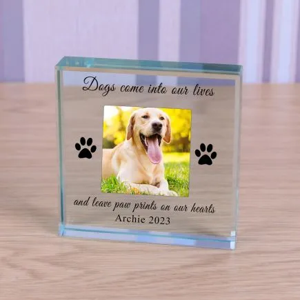 Dog - In Memory Glass Token