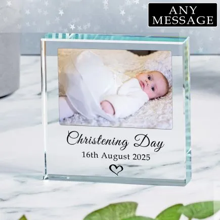 Christening / New Baby Glass Token