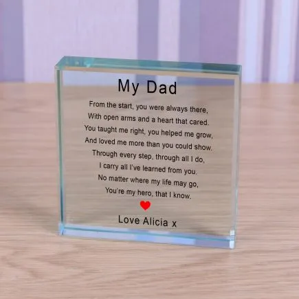 My Dad Glass Token