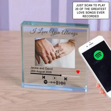 Message and Love Songs Glass Token