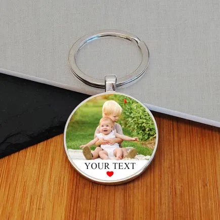 Personlaised Photo Upload Key Ring