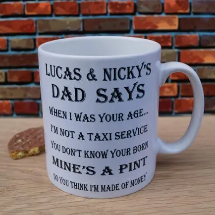 What Dad Says Mug