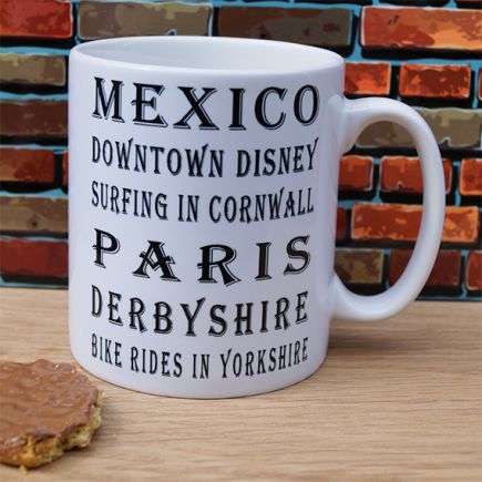 Favourite Places Mug