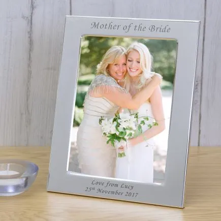 Mother of the Bride Silver Plated Picture Frame (6