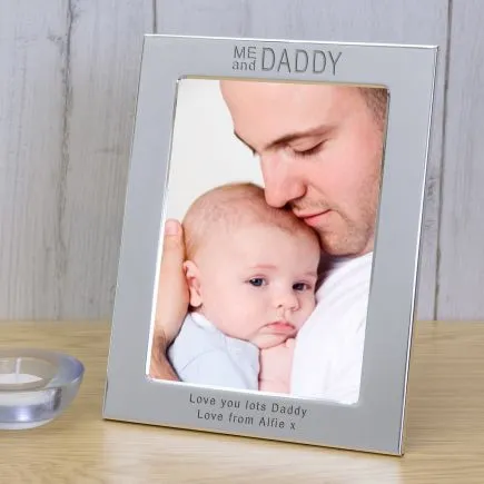 ME and DADDY Silver Plated Picture Frame (6