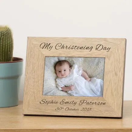 My Christening Day Wood Picture Frame (6