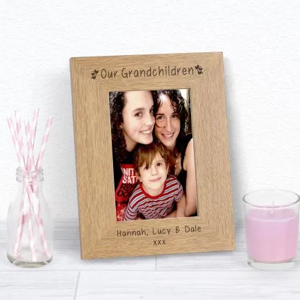 Our Grandchildren Wood Picture Frame (6