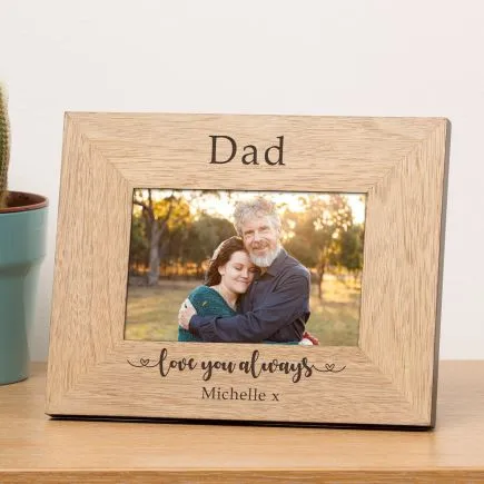 Love You Always Wood Picture Frame (6