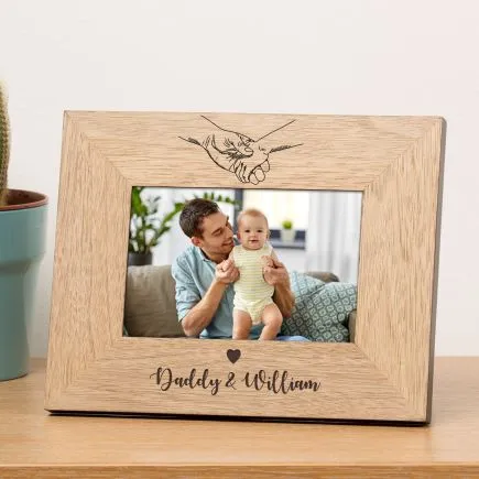 Holding Hands Wood Picture Frame (7