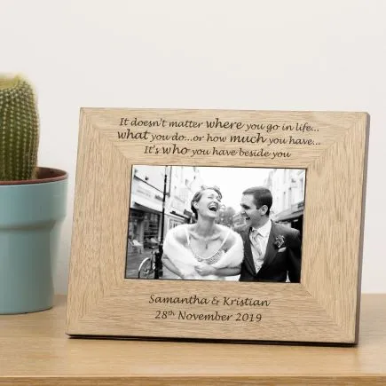 It doesn't matter . . . Wood Picture Frame (6