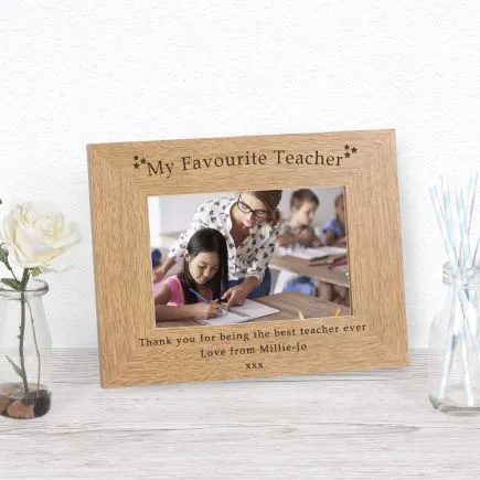 My Favourite Teacher Wood Picture Frame (6