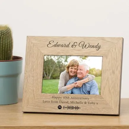 Our Song Wood Picture Frame (6