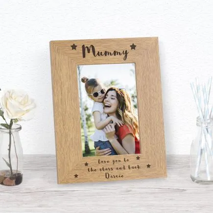 Mummy love you to the stars and back Wood Picture Frame (6