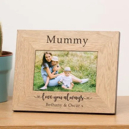 Love You Always Wood Picture Frame (6