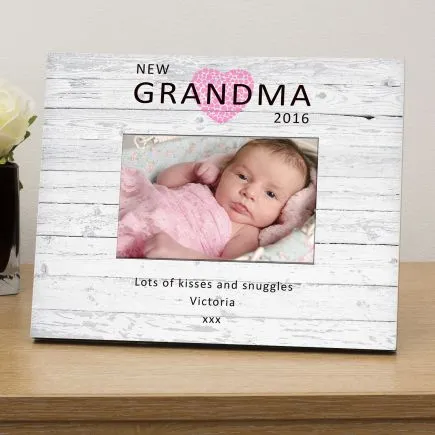 New Grandma / Nanny personalised photo frame
