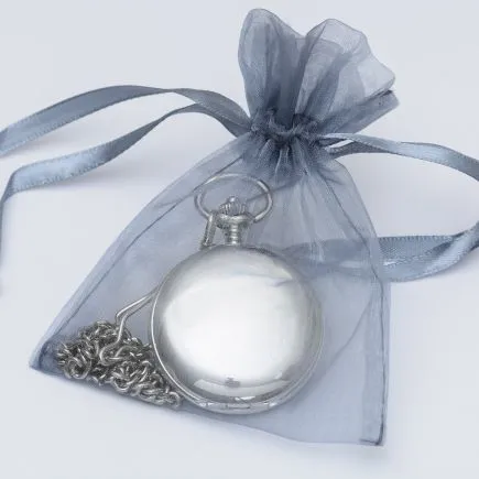 Bespoke Pocket Watch - Silver Finish