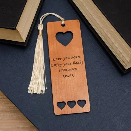 Personalised Bookmark - Cherrywood