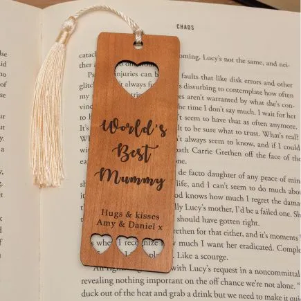 Worlds Best  . . .  Bookmark - Cherrywood