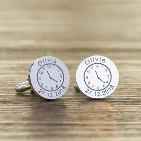 My Kids / Special Times Cufflinks - Silver Finish