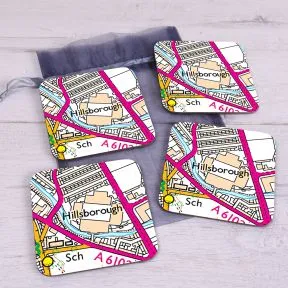 Favourite Place Set of 4 Coasters