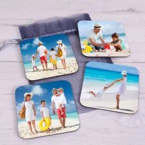 Photo Upload Set of 4 Coasters