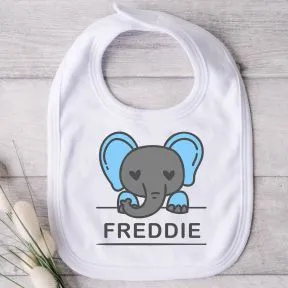 Baby Bib - Cute Elephant