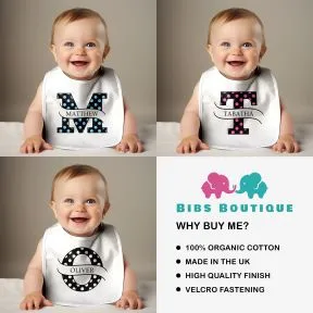 Baby Bib - Initial and Name