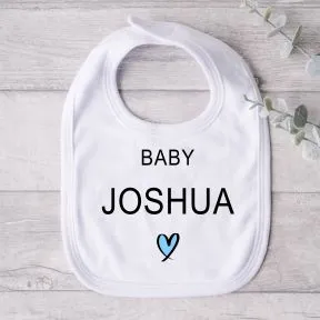 Baby Bib - Heart