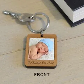 Special Date Photo Upload Key Ring