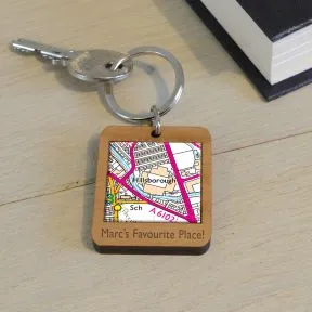 Favourite Place Key Ring