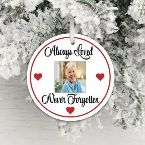 Always Loved Photo Upload Decoration