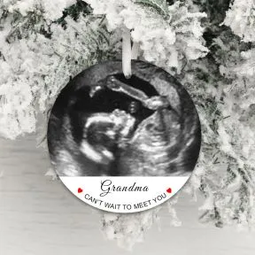 Can't Wait To Meet You Baby Scan Decoration
