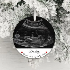 Can't Wait To Meet You Baby Scan Decoration