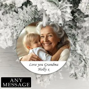 Message and Photo Upload Decoration