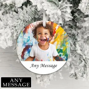 Message and Photo Upload Decoration