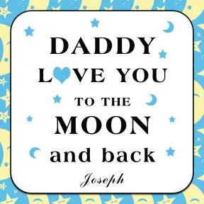 Moon & Back Coaster Card