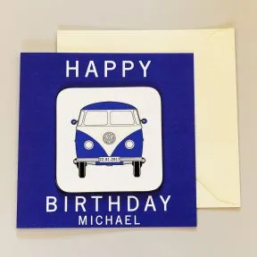 Happy Birthday Coaster Card