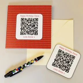 Secret Message Coaster Card