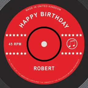Happy Birthday Coaster Card