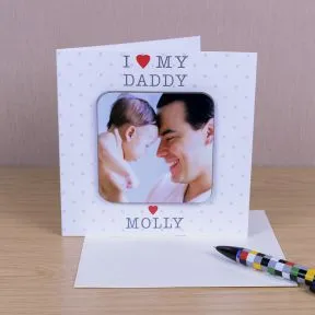 I Love My . . . Photo Upload Coaster Card