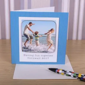 Personalised Photo Upload Coaster Card